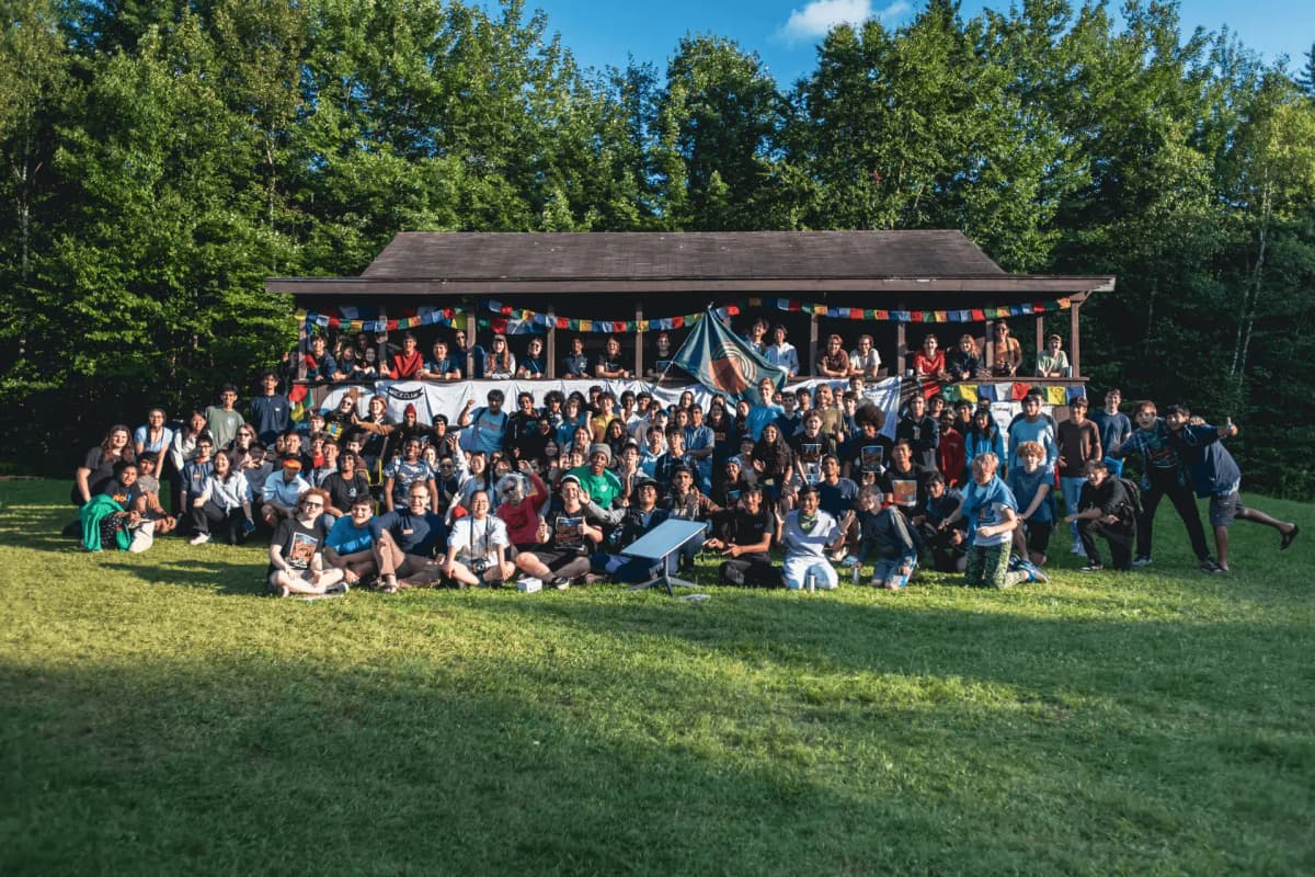 Thousands of teenagers attend Hack Club events like this